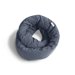 lot 13184 image: Huzi Infinity Travel Neck Pillow Midnight Grey Machine Washable