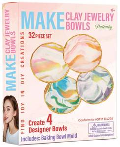 lot 14316 image: Patemby Polymer Clay Jewelry Bowl Making Kit 32 Piece