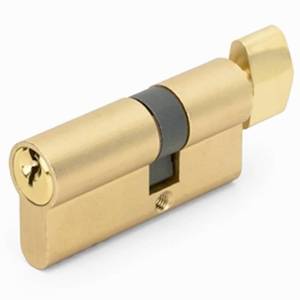 lot 14470 image: ConsitDone Offset Euro Profile Lock Cylinder 3 Keys for Pella Storm Door 2-Bolt