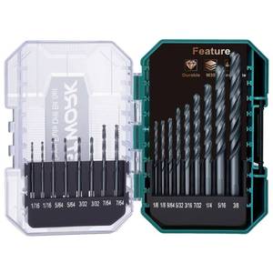 lot 14480 image: Bestwork 17-Piece M35 Cobalt Drill Bit Set 116-38