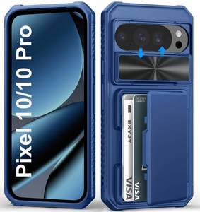 lot 14488 image: BXYJY Wallet Case Slide Camera Cover Blue for Google Pixel 10 & 10 Pro