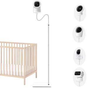 lot 17829 image: EYSAFT Baby Monitor Floor Stand Mount for eufy E20 E21 E30 E110 E210 E220