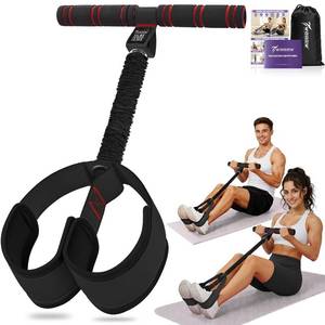 lot 17872 image: Pedal Resistance Band with Handles, 55 lbs