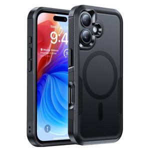 lot 18875 image: DEVISELOVE Magnetic Case for iPhone 17 Rugged Dual-Layer Shockproof Black