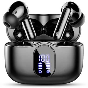 lot 18880 image: Btootos Wireless Earbuds Bluetooth 5.4 Black A90