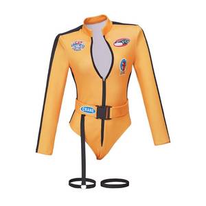 lot 18904 image: MelangCos Adult Kill Bill The Bride Cosplay Bodysuit Costume Yellow Size S