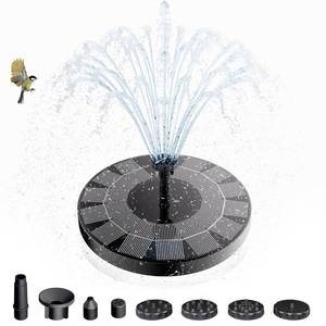 lot 18912 image: AMZtime Solar Fountain Pump 2.5W Floating Stand