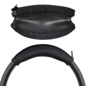 lot 18949 image: Adhiper Silicone Headphone Headband Cover Pad with Zipper, Black