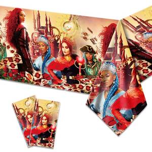 lot 18967 image: Omto Disposable Plastic Table Cover 70X42 Inch Rectangle 2 Pack