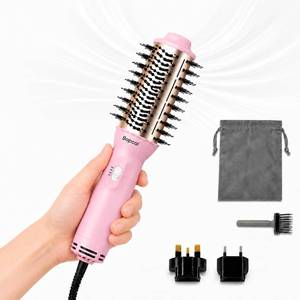 lot 19629 image: Bopcal Mini Travel Hair Dryer Brush 2-Inch Dual Voltage 100-240V
