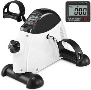lot 19636 image: MOMODA Under Desk Pedal Exerciser Mini Exercise Bike Adjustable Resistance
