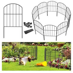 lot 19652 image: Goovilla Garden Fence 10 Ft x 24 In 10 Pcs Rustproof Metal
