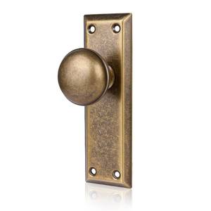 lot 20147 image: Newliplace 2 Pack Vintage Single Sided Dummy Door Knobs Antique Bronze