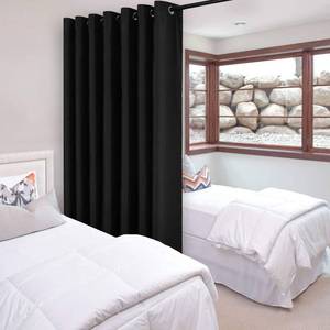 lot 20159 image: DWCN Room Divider Blackout Curtain 10ft x 8ft Beige