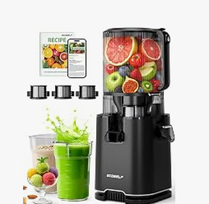 lot 1726 image: ECOSELF Cold Press Juicer Machine - Stock image may not match actual product images