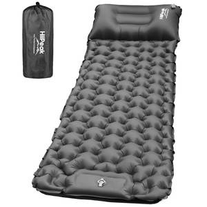 lot 1749 image: HiiPeak Inflatable Sleeping Pad with Built-in Pillow and Foot Pump 3 Inch