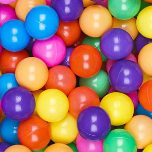 lot 1801 image: VivaVolt Toys Ball Pit Balls 2.2 In 100 Pack Multicolor Crush-Proof