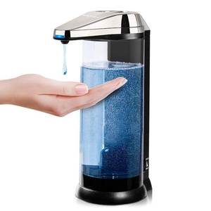 lot 1822 image: Secura Touchless Automatic Liquid Soap Dispenser 17 oz Brushed Nickel