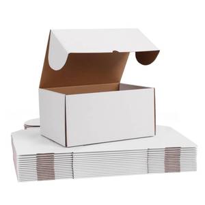 lot 1830 image: WIFTREY White Corrugated Shipping Boxes 12 x 9 x 6 Inch, Pack of 15