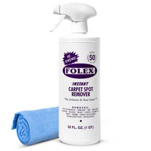 lot 2205 image: FOLEX Carpet Spot Remover 32 Oz With Reusable Cleaning Cloth