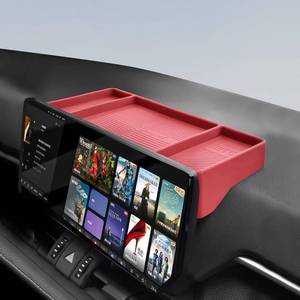 lot 2218 image: Temmis Silicone Dashboard Organizer for 2021-2026 Toyota RAV4 Red