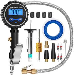 lot 2235 image: Vondior Digital Tire Inflator with Pressure Gauge 200 PSI