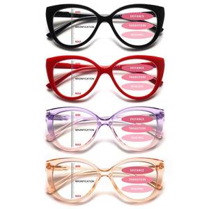 lot 2241 image: CLASAGA Womens Progressive Multifocus Reading Glasses Blue Light Blocking 1.5