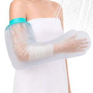 lot 2263 image: Quiheat Waterproof Cast Cover for Shower Arm Adult, Fits 9-20 in Arm