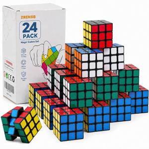 lot 2270 image: ZREVSB Mini 3x3 Puzzle Cubes 12 Pack 1.18 Inch