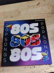 lot 2325 image: 80s Pop Songs Compilation Blue Coloured Vinyl LP Record