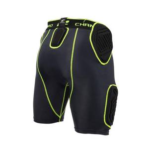 lot 2332 image: Champro Bull Rush 5-Pad Integrated Girdle Boys Small Charcoal Optic Blue