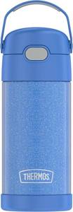 lot 2379 image: Thermos Funtainer Water Bottle With Straw 12 Oz Glitter Periwinkle
