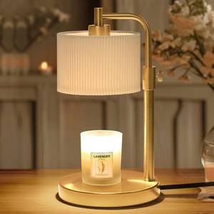 lot 7437 image: NITOWOLF Candle Warmer Lamp with 1H2H4H Timer, Dimmable Wax Warmer