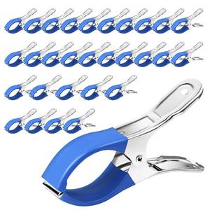 lot 7444 image: FCENDS Pool Cover Clips 30 Pcs 4.7 Inch Stainless Steel for Above Ground Pools
