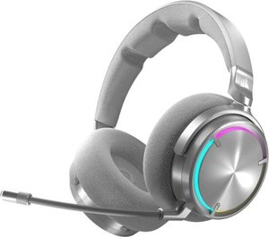 lot 7465 image: (Does not power on)Corsair Virtuoso Max Wireless Gaming Headset Silver CA-9011373-WW  Retail $249.99