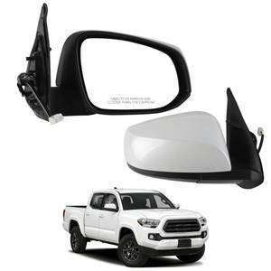 lot 7514 image: Dasbecan Right Passenger Side Mirror Toyota Tacoma 2016-2023 Heated White 5-Pin