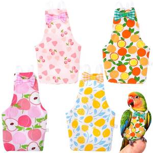lot 8321 image: HJZHII Reusable Bird Diaper 4 Pcs Waterproof Inner Parrot Diaper