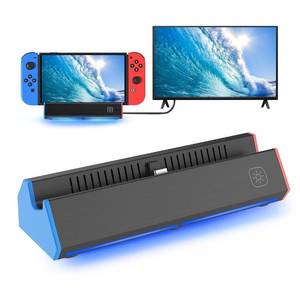 lot 8342 image: iPLYGAM Portable TV Dock for Nintendo Switch and Switch OLED, 4K HDMI