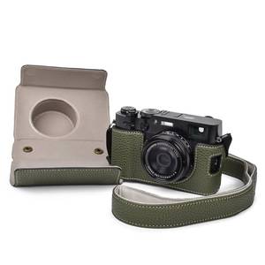 lot 8401 image: VOVMOEYA Camera Case for Fujifilm X100VI PU Leather Full Body Case Green