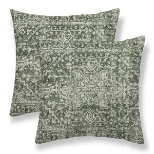 lot 8409 image: Sunshineyan Sage Green Boho Pillow Covers 16 x 16 Inch Set of 2