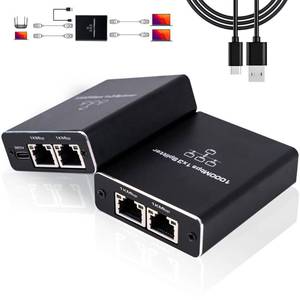 lot 8449 image: LIEZHUA Gigabit Ethernet Splitter 1 to 3 RJ45 Network Splitter Cat 5e678