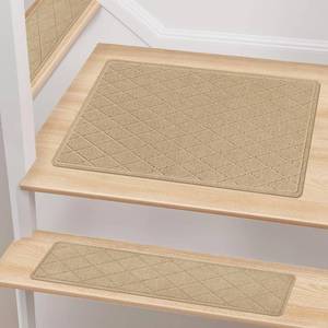 lot 8462 image: KOOTETA Non Slip Stair Treads for Wooden Steps 20 x 32 Inch 1 Pack