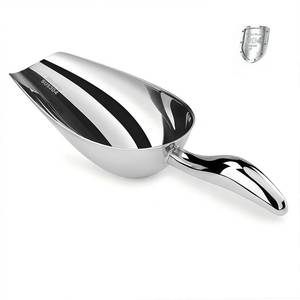 lot 8466 image: Ice Scoop 12 Oz 304 Stainless Steel