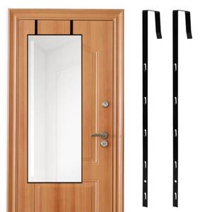 lot 8486 image: Zornaveli Over The Door Mirror Hanger 22 lbs Load Metal 2 Pcs