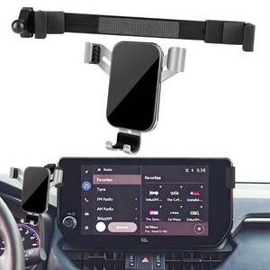 lot 9094 image: LUNQIN Car Phone Holder for Toyota RAV4 2019 2020 2021 2022 2023 2024 2025  10.5 inch Touch Screen Auto Interior Accessories Best Cell Phones Mount Cellphone Mobile Cradle Charging Navigation Stand