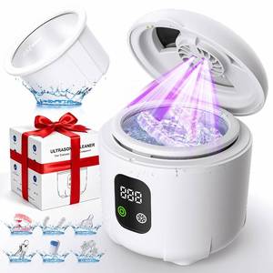 lot 9099 image: Ultrasonic Retainer Cleaner Machine with 45KHz, UV Light, IPX7 Waterproof