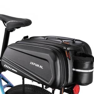lot 9112 image: JXFUKAL Bike Bags for Bicycle Rear Rack - 9.5L17L40L Hard Shell Ebike Bag