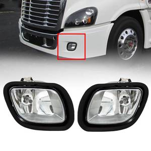lot 9125 image: LEAVAN Front Fog Light Lamp Assembly Fit for Freightliner Cascadia 2008-2016 Driving Side&Passanger Side