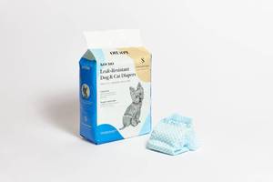 lot 9129 image: KOCHO Leak-Resistant Dog & Cat Diapers Small, Gentle Fit, Maximum Protection with Leak Guard