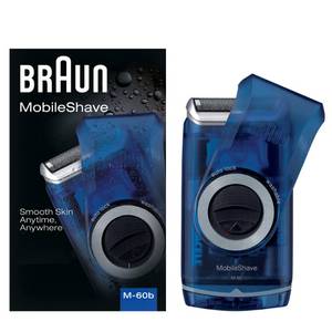 lot 10105 image: Braun Electric Razor for Men, M60b Mobile Electric Foil Shaver, Washable